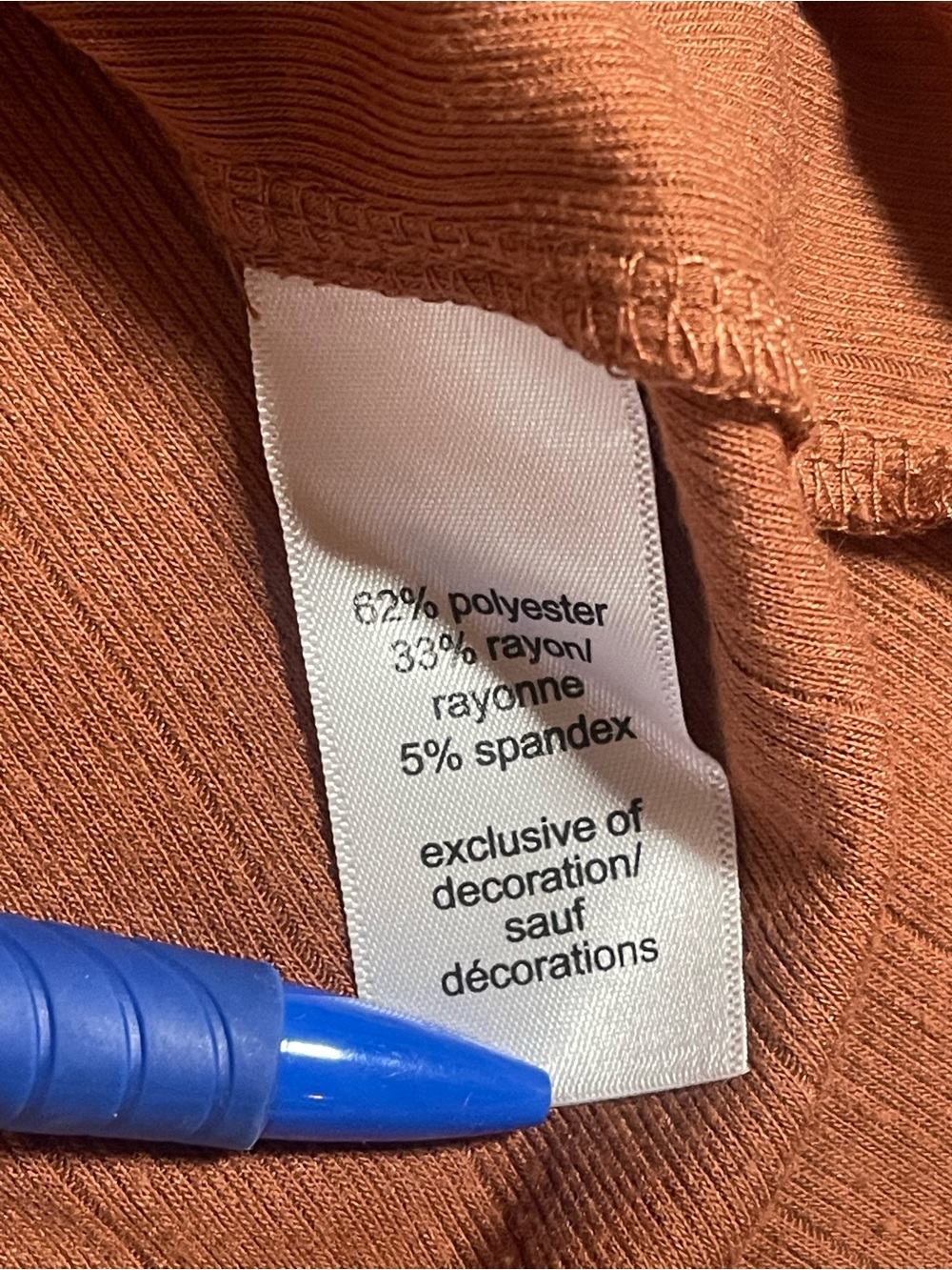 Maurices Rust Long-Sleeve Ribbed Collared Shirt with Snaps Women’s Large - Picture 5 of 11